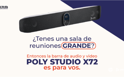 Poly Studio X72: La barra de video premium para salas grandes